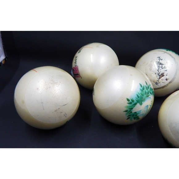 Essex Franke Mercury Glass Christmas Ornaments Dove Peace On Earth Lot of 5 - Picture 5 of 8